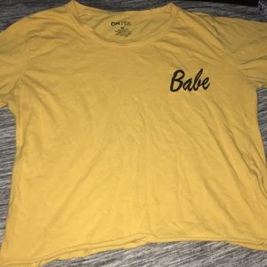 Cropped shirt
